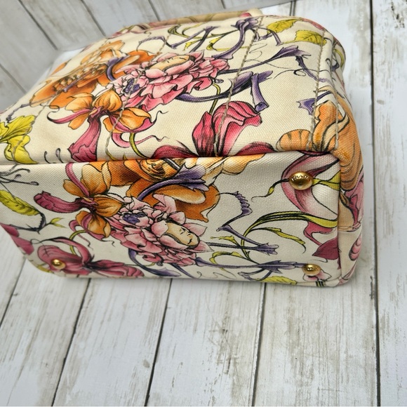 PRADA CANAPA FAIRY JAMES JEAN 2 Way Convertible Tote Art: 1BG439 #100 - Picture 7 of 14